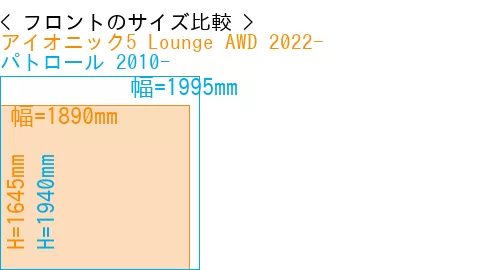 #アイオニック5 Lounge AWD 2022- + パトロール 2010-